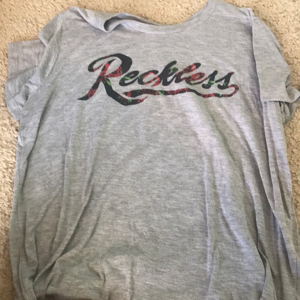 super cute young and reckless flower shirt